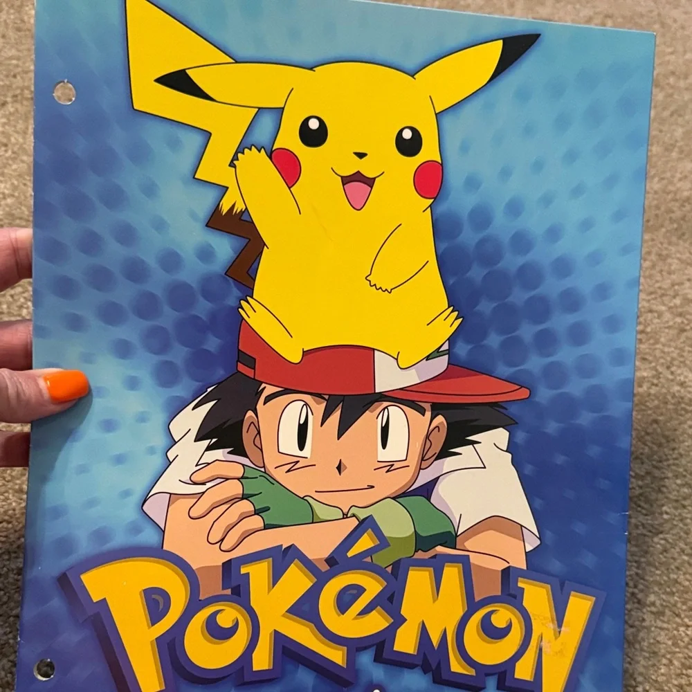 Pokemon Blue and Yellow Binder Gotta catch ‘em all! Official Nintendo licensed